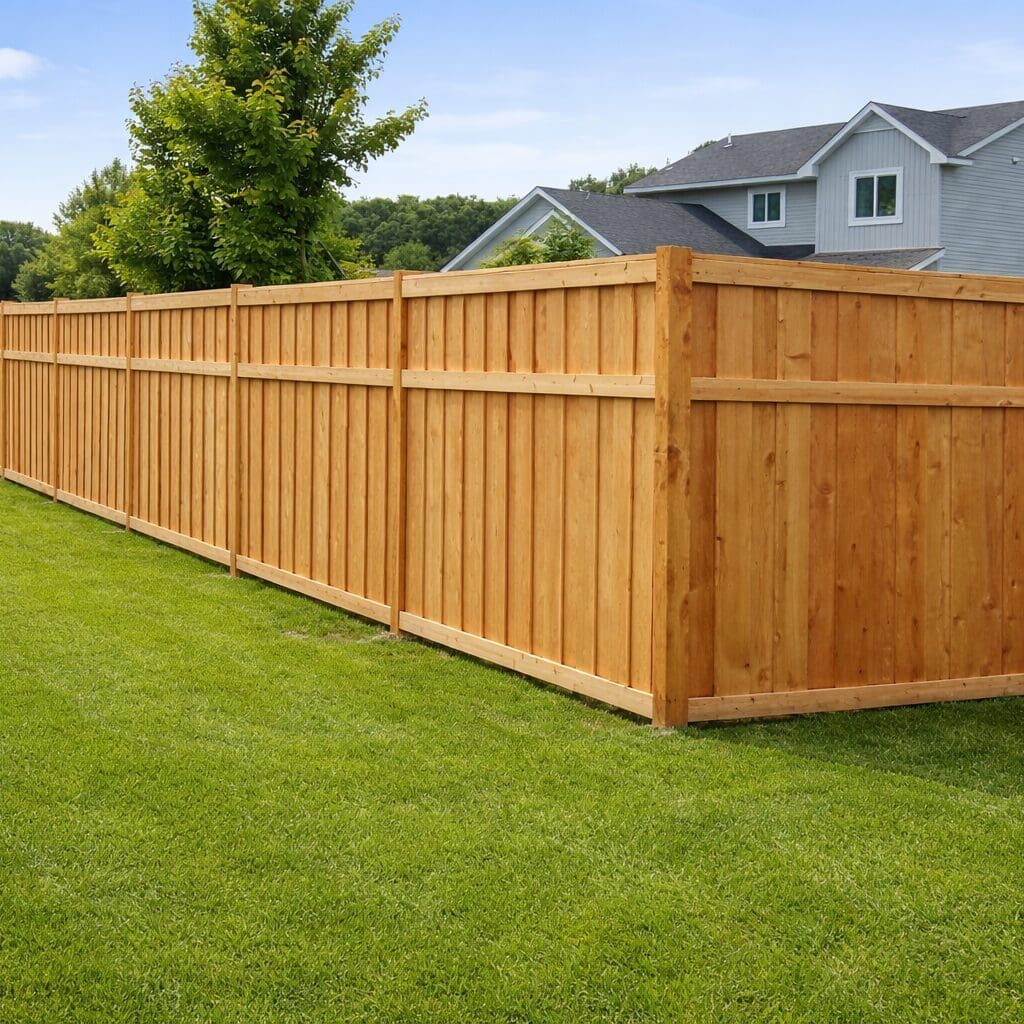 Wood Privacy Fence, Zimmerman MN